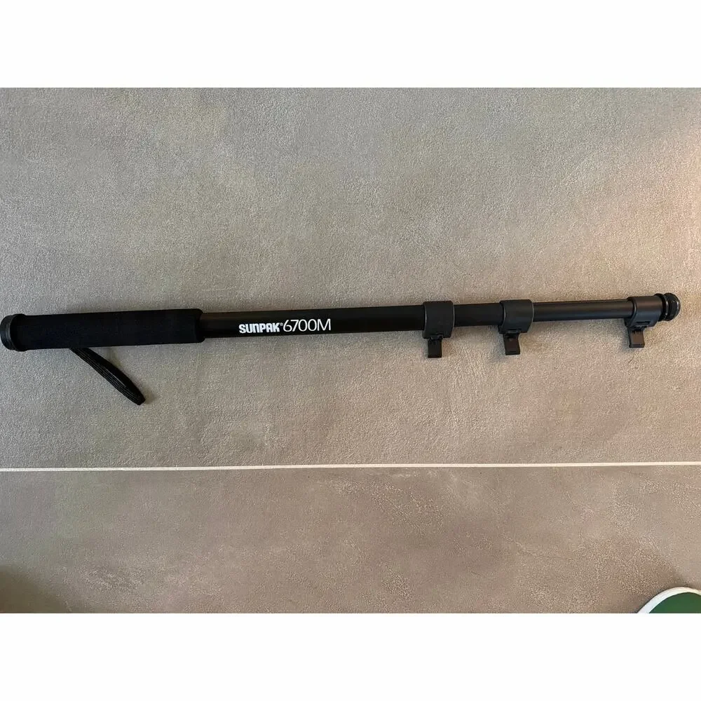 Sunpak 6700M Aluminum Monopod Lightweight Camera Support Tool Portability